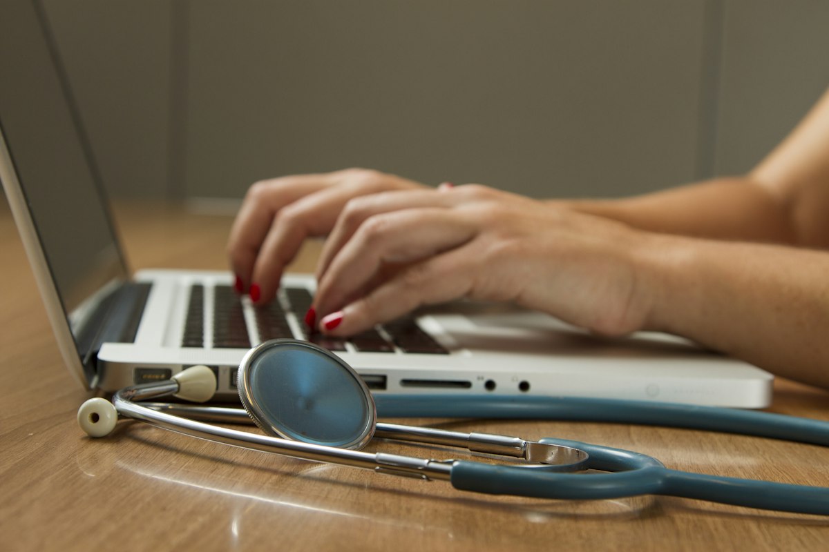 Doctor in conversation with patient